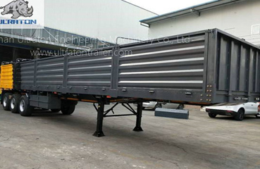 Semi - remorque latérale de 50 tonnes à 3 essieux